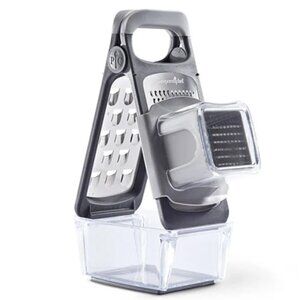 Pampered Chef Gray Adjustable Double Grater - Never Used